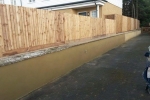 Maidstone Sittingbourne Rd - Render retaining wall, after